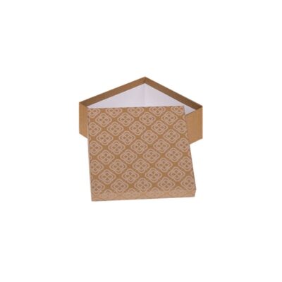 Pudełko prezentowe – Brązowe, 22×22 cm – Pudełka prezentowe – Szalony.pl