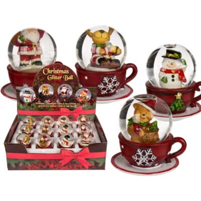 Świąteczna kula w filiżance – mix, 1 szt – Prezent na Boże Narodzenie – Szalony.pl