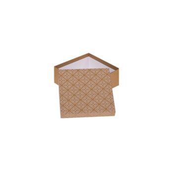 Pudełko prezentowe – Brązowe, 22×22 cm – Pudełka prezentowe – Szalony.pl