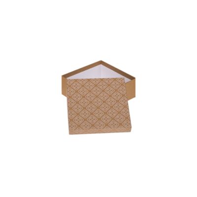 Pudełko prezentowe – Brązowe, 22×22 cm – Pudełka prezentowe – Szalony.pl