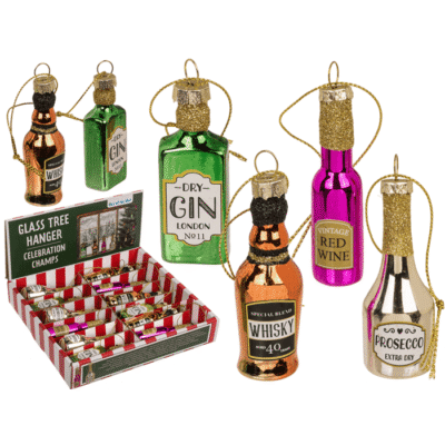 Bombka świąteczna – Butelki alkoholowe, mix 1szt – Prezent na Boże Narodzenie – Szalony.pl