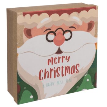 Pudełko prezentowe – Merry Christmas, 22,5×22,5 cm – Pudełka prezentowe – Szalony.pl