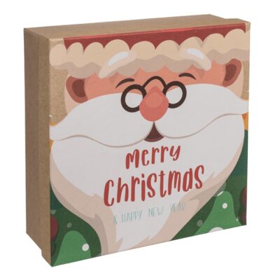 Pudełko prezentowe – Merry Christmas, 22,5×22,5 cm – Pudełka prezentowe – Szalony.pl