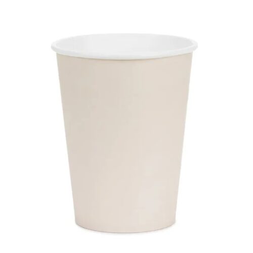 Kubeczki papierowe - Beżowe, 250ml 6szt