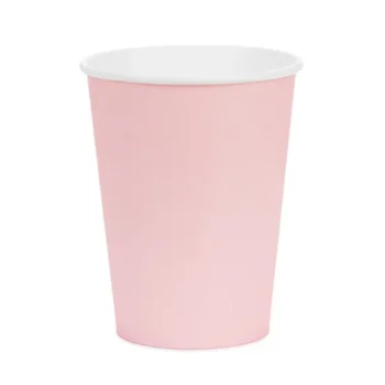 Kubeczki papierowe – jasny różowy, 250 ml 6 szt – Wszystkie produkty – Szalony.pl