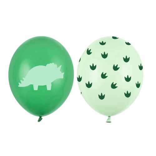 Balon z helem: Dinozaur, 30cm