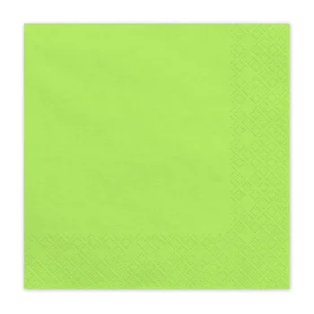 Serwetki papierowe – Jasny zielony, 33×33 cm 20szt – Dekoracje imprezowe – Szalony.pl