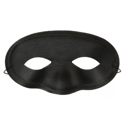 Maska Karnawałowa – Klasyczna czarna – Maski imprezowe – Szalony.pl