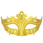 Maska – Karnawałowa, złota – Przebrania imprezowe – Szalony.pl