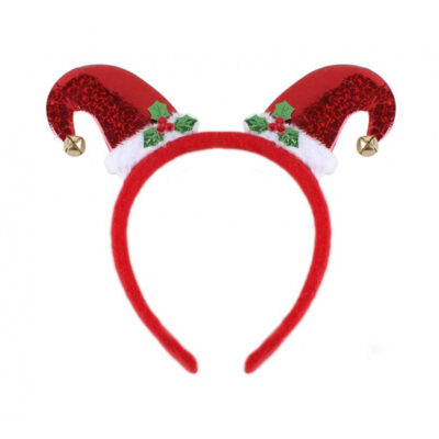 Opaska – Czapeczki mikołaja z dzowneczkami – Nakrycia głowy – Szalony.pl