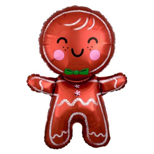 Balon bez helu: Piernikowy ludzik, 39x54cm