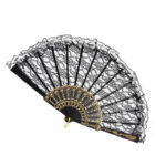 Wachlarz – Koronkowy, czarny – Przebrania imprezowe – Szalony.pl Wachlarz – Koronkowy, czarny – Przebrania imprezowe – Szalony.pl