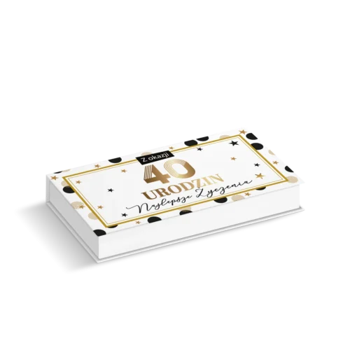 Pudełko na pieniądze - 40 urodziny