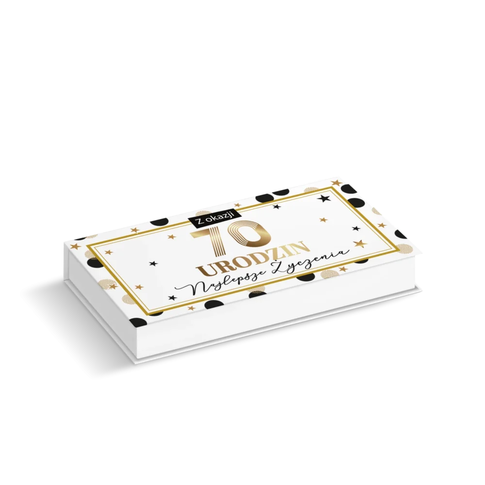 PD 30 - Pudełko na pieniądze - 70 urodziny - Szalony.pl