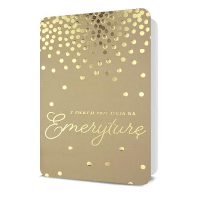 Kartka – Emerytura – Kartki na emeryturę – Szalony.pl