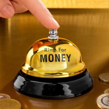 Dzwonek – Ring for money – Gadżety imprezowe – Szalony.pl