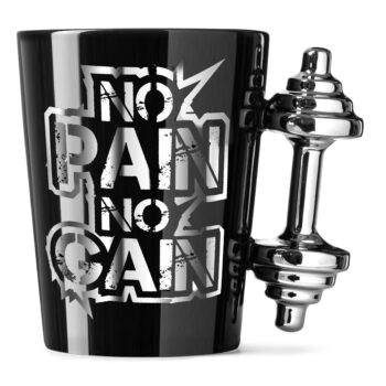 Kubek – Hantel NO PAIN NO GAIN – Nowości – Szalony.pl