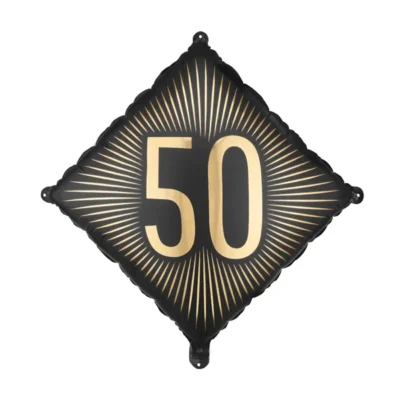 Balon bez helu: 50, Kwadrat 46×46 cm – Balony bez helu – Szalony.pl