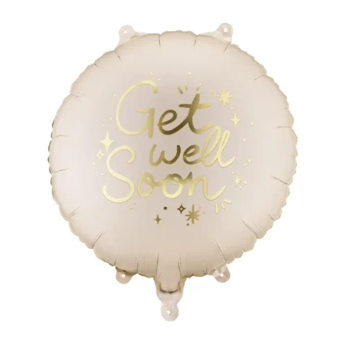 Balon z helem: Get Well Soon, 35x35cm