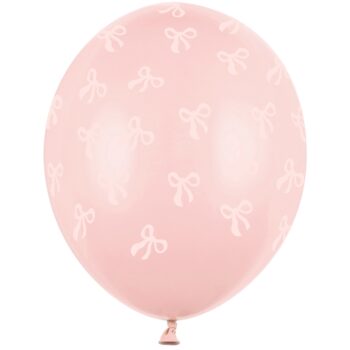 Balon z helem: Kokardki, różowe, 30 cm – Balony z helem (Trójmiasto) – Szalony.pl