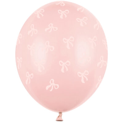Balon z helem: Kokardki, różowe, 30 cm – Balony z helem (Trójmiasto) – Szalony.pl