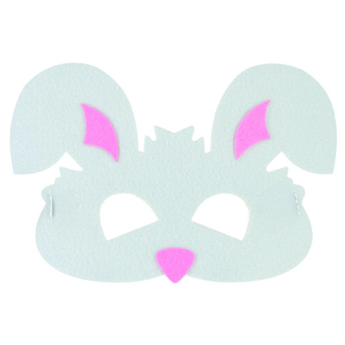 Maska - Królik, filcowa