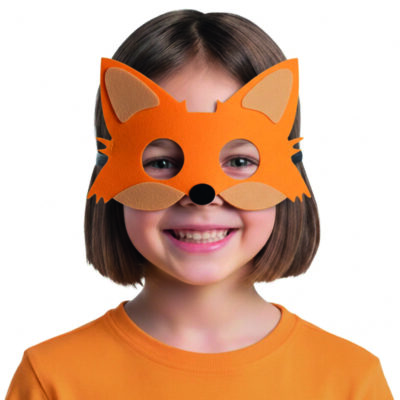 Maska – Lis, filcowa – Maski imprezowe – Szalony.pl