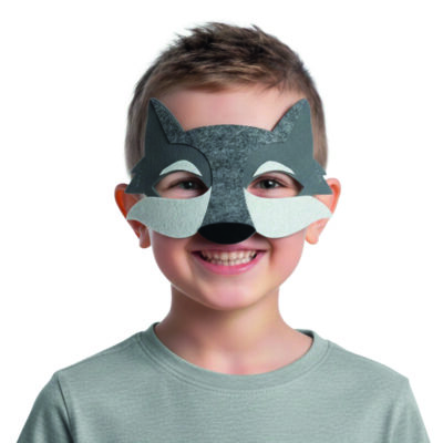 Maska – Wilk, filcowa – Maski imprezowe – Szalony.pl