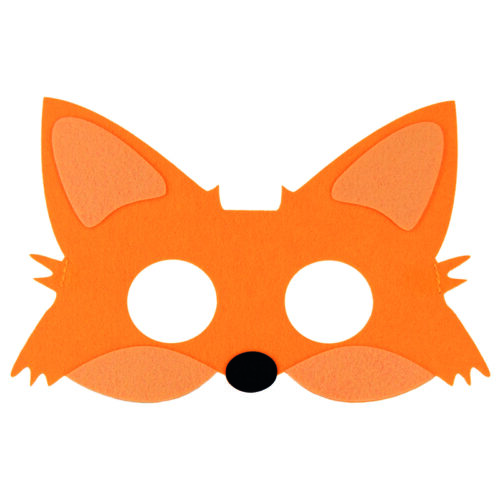 Maska - Lis, filcowa