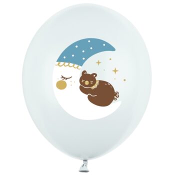 Balon z helem: Baby Boy, niebieski, 30 cm – Baby shower – Szalony.pl