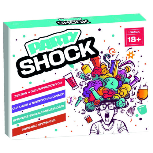 Gra imprezowa - Party shock, 4 gry