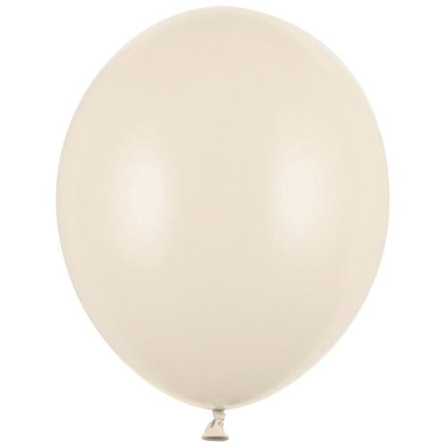 Balon z helem: Pastel Nude / Albastrowy, 30 cm