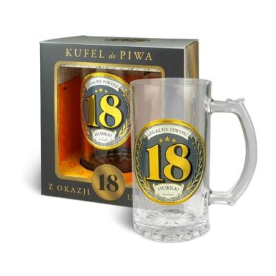 Kufel GOLD – 18, Legalny piwosz – Kufle do piwa – Szalony.pl