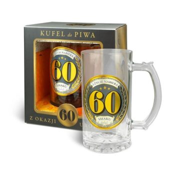 Kufel GOLD – 60, I życie nabiera smaku – Kufle do piwa – Szalony.pl