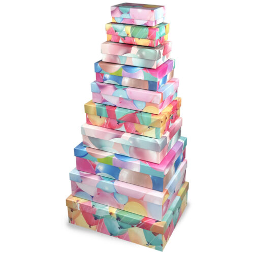 Pudełko prezentowe - Balony, 36x26cm (1 szt.)