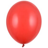 Balon z helem: Pastel Poppy Red, 30 cm – Balony z helem (Trójmiasto) – Szalony.pl