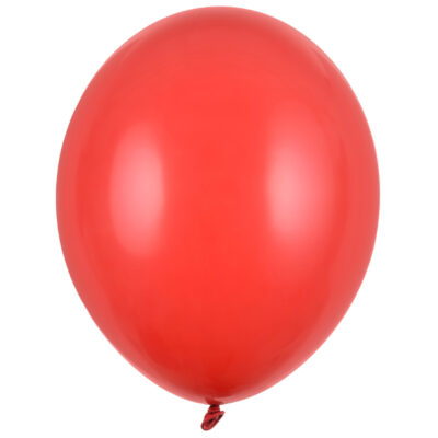 Balon z helem: Pastel Poppy Red, 30 cm – Balony z helem (Trójmiasto) – Szalony.pl