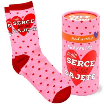 Skarpetki – Moje serce jest już zajęte, one size – Nowości – Szalony.pl