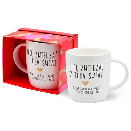 Kubek Top - Chcę zwiedzać z tobą