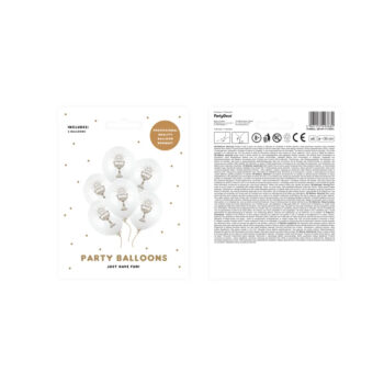 Balony gumowe – IHS Kielich, 30cm, 6szt – Balony bez helu – Szalony.pl