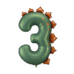 Balon foliowy – cyfra 3 – 86cm, dinozaur – Wszystkie produkty – Szalony.pl