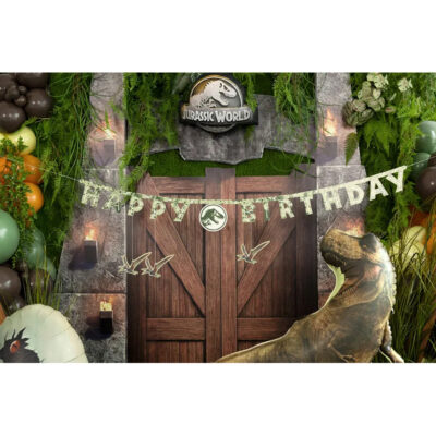 Baner – Happy Birthday, Jurassic world, 165x45cm – Wszystkie produkty – Szalony.pl