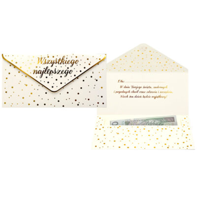 Koperta podarunkowa – Wszystkiego najlepszego – Wszystkie produkty – Szalony.pl