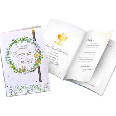 Książka – Na pamiątkę pierwszej komunii świętej – Wszystkie produkty – Szalony.pl