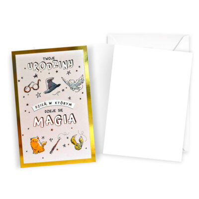 Kartka okolicznościowa – Hogwart, magia – Wszystkie produkty – Szalony.pl