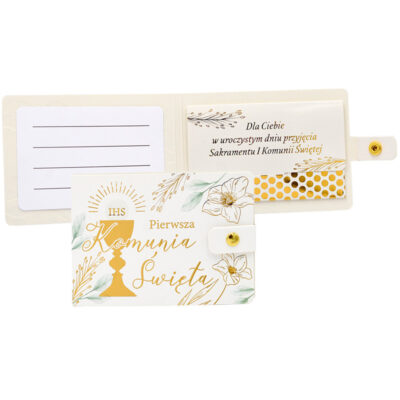 Portfelik – Pierwsza Komunia Święta, kielich – Wszystkie produkty – Szalony.pl