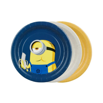 Talerzyki – Minionki, 18cm, 6szt – Wszystkie produkty – Szalony.pl