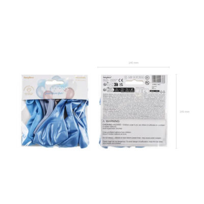 Balony gumowe – Niebieski, beż, 10szt – Wszystkie produkty – Szalony.pl