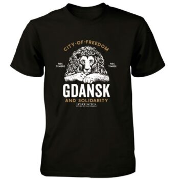 Koszulka – Gdańsk, Lew biały – Wszystkie produkty – Szalony.pl