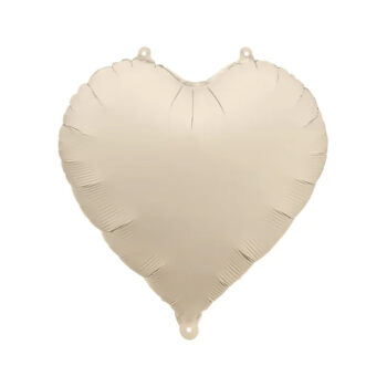 Balon foliowy Serce, 45cm, jasny beż – Wszystkie produkty – Szalony.pl